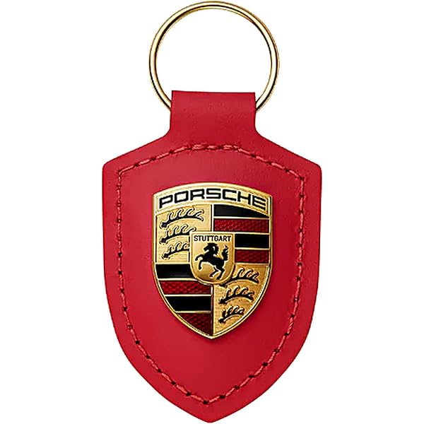 美品 限定 ポルシェ 純正スマートキー ぺピータ柄クレスト 純正